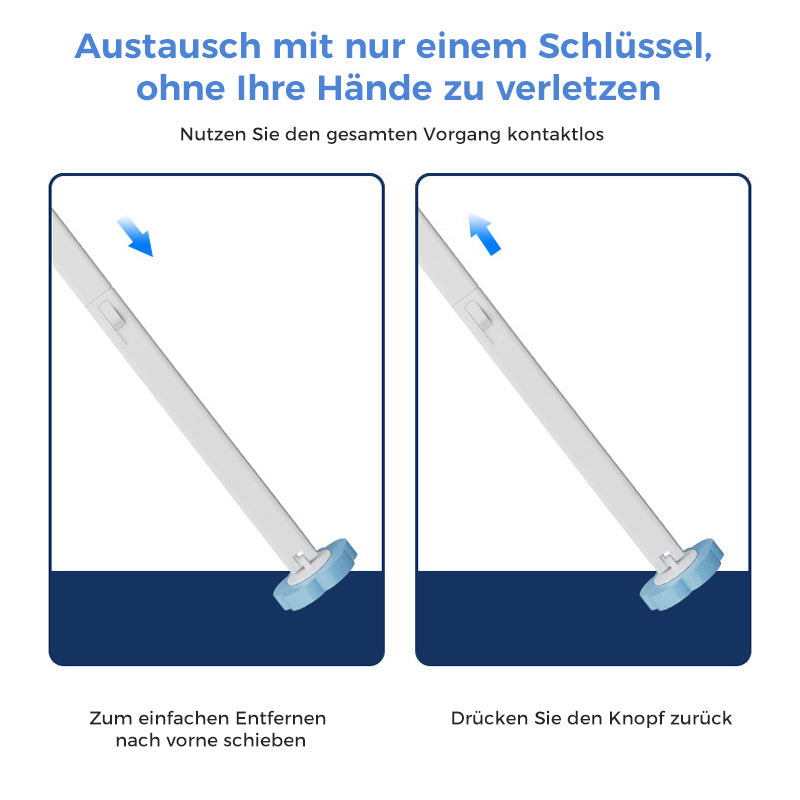 HygiBrush Disposable Toilet Brush with Replaceable Sponge Heads | Kalsten