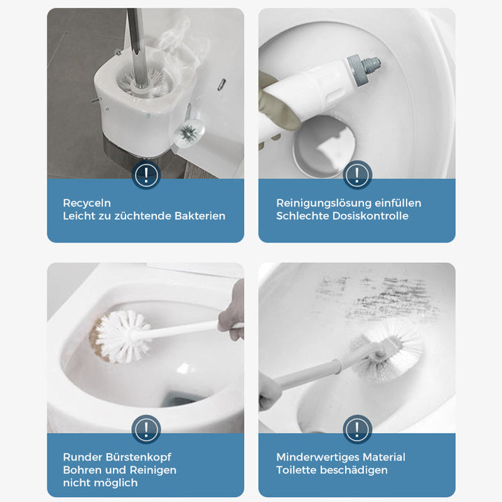 HygiBrush Disposable Toilet Brush with Replaceable Sponge Heads | Kalsten