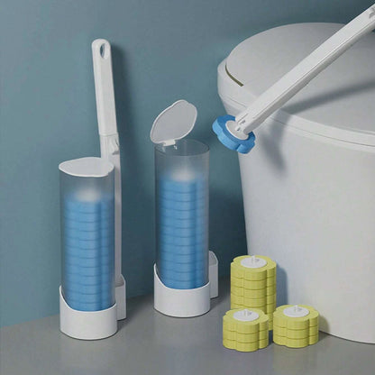 BowLift | Antibacterial Disposable Toilet Brush with Hygienic Sponge Head and Holder