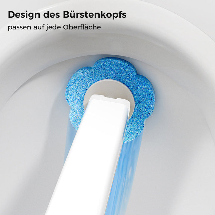 Kalsten | Antibacterial Disposable Toilet Brush with Hygienic Sponge Head and Holder