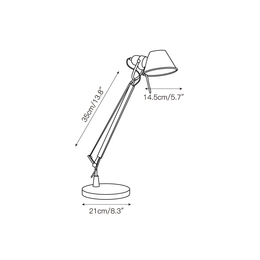 Brady Rocker Arm Table Lamp | Kalsten