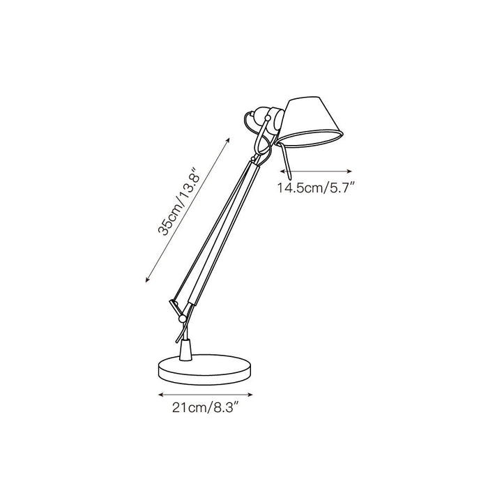 Brady Rocker Arm Table Lamp | Kalsten