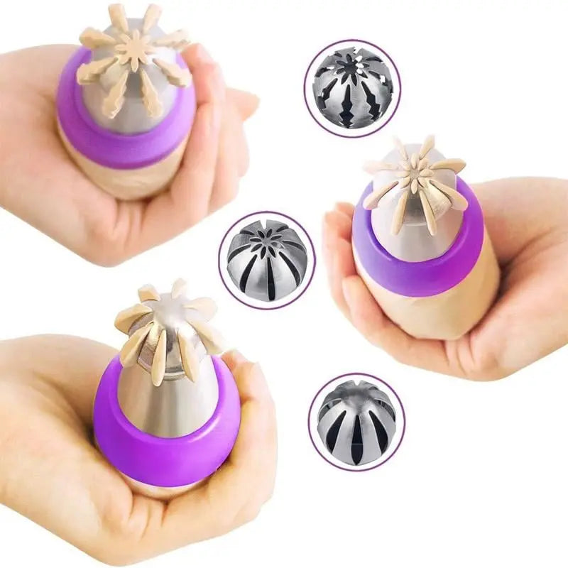 BowLift | Cake Decoration Set made of Stainless Steel – Create Flowers Like a Pro