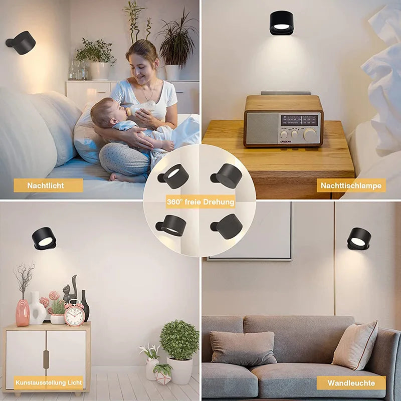 Magnetic LED Wall Light