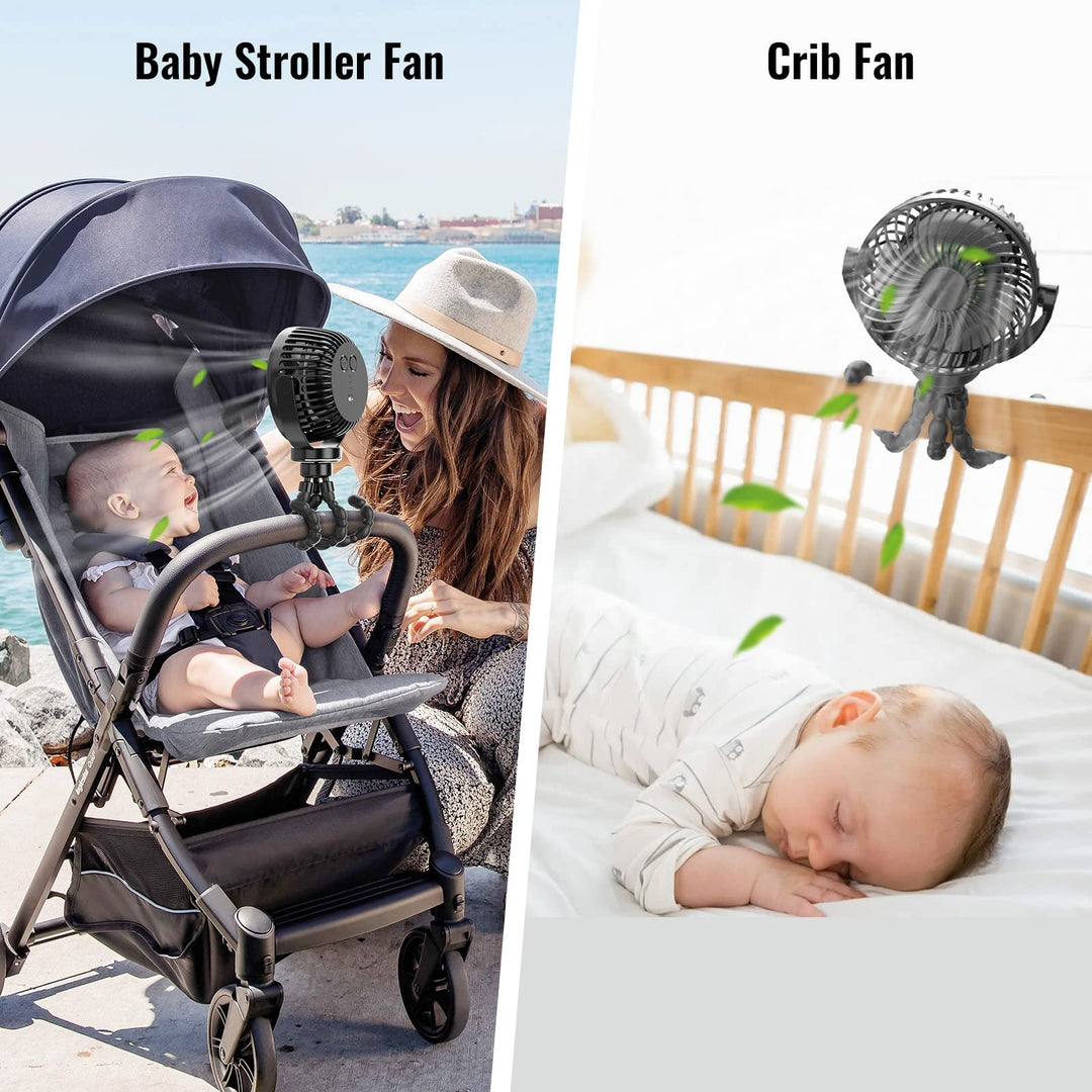 Portable Stroller Fan with 8000mAh Battery | Kalsten