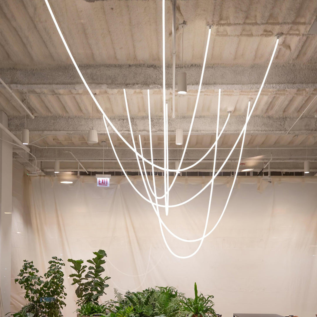 Flexible Curve Hanging light Pendant Lamp | Kalsten