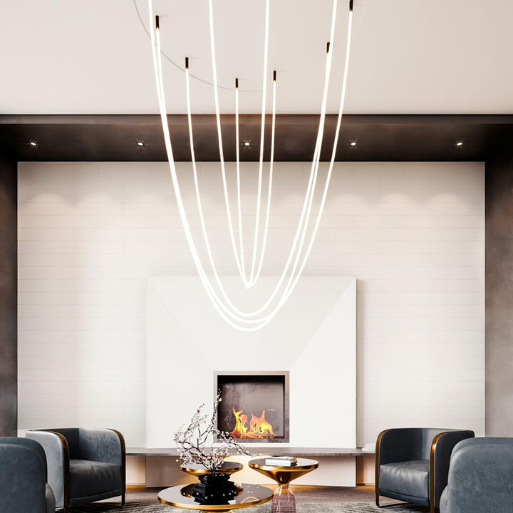 Flexible Curve Hanging light Pendant Lamp | Kalsten