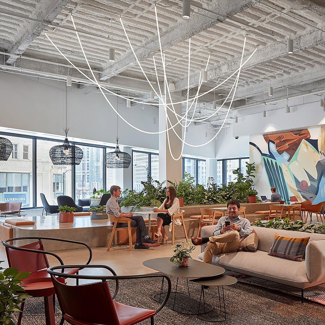 Flexible Curve Hanging light Pendant Lamp | Kalsten