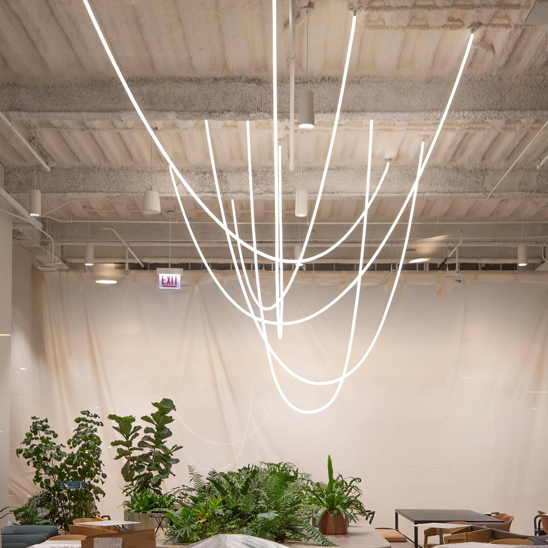 Flexible Curve Hanging light Pendant Lamp | Kalsten