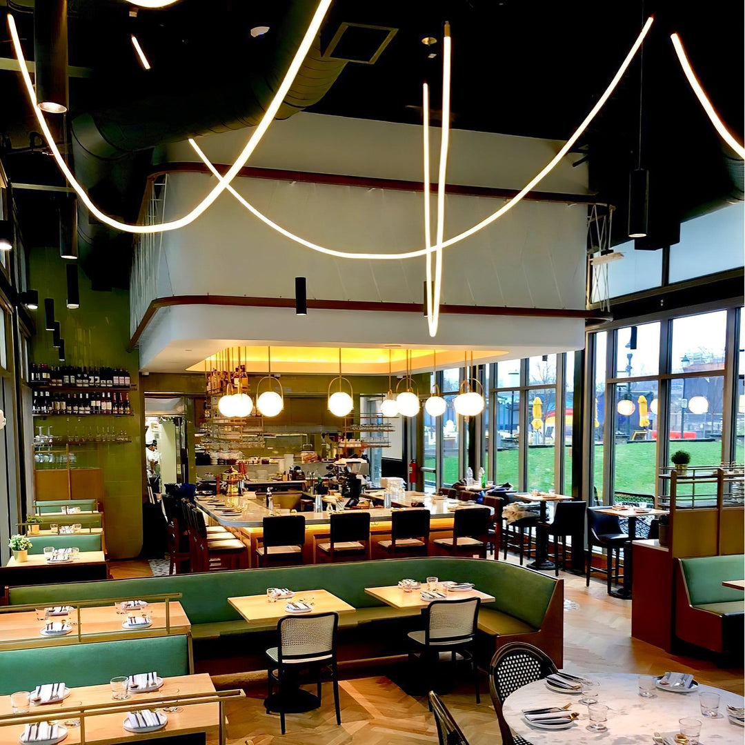 Flexible Curve Hanging light Pendant Lamp | Kalsten