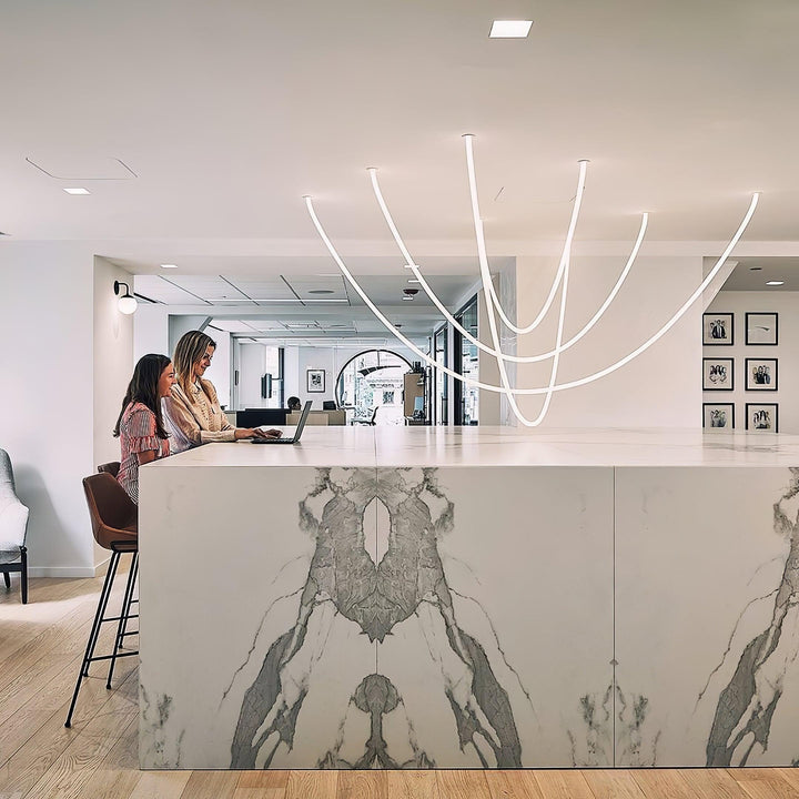 Flexible Curve Hanging light Pendant Lamp | Kalsten