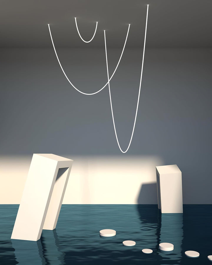 Flexible Curve Hanging light Pendant Lamp | Kalsten