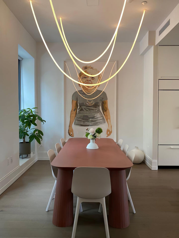 Flexible Curve Hanging light Pendant Lamp | Kalsten