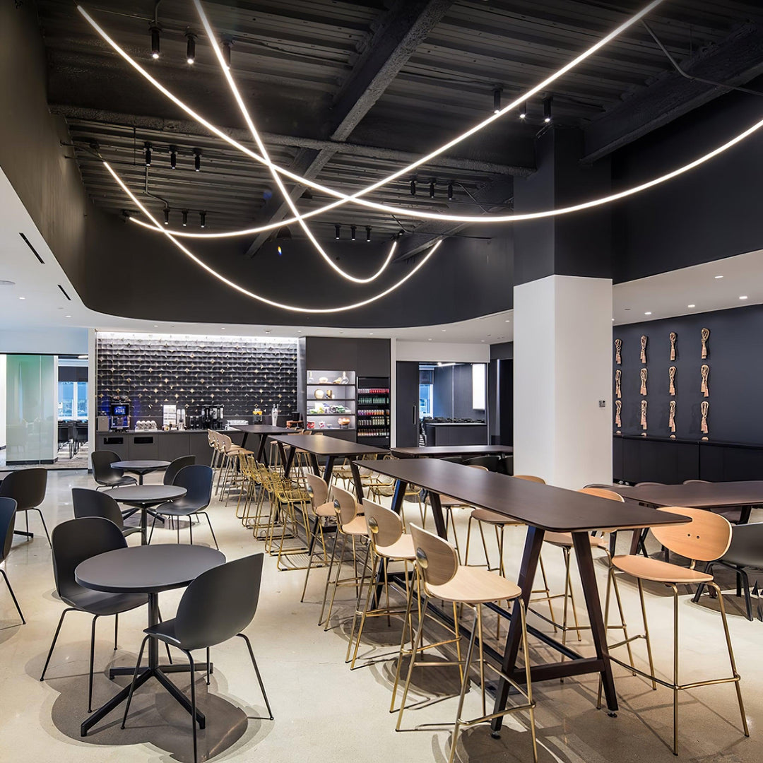 Flexible Curve Hanging light Pendant Lamp | Kalsten
