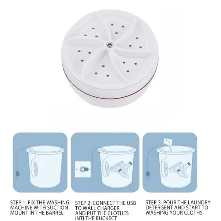 Kalsten | Portable USB Mini Washing Machine – Lightweight, quiet & ideal for on the go
