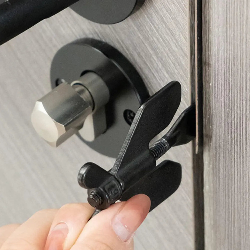 Kalsten | Portable Door Lock — Travel Security Device Made of Stainless Steel