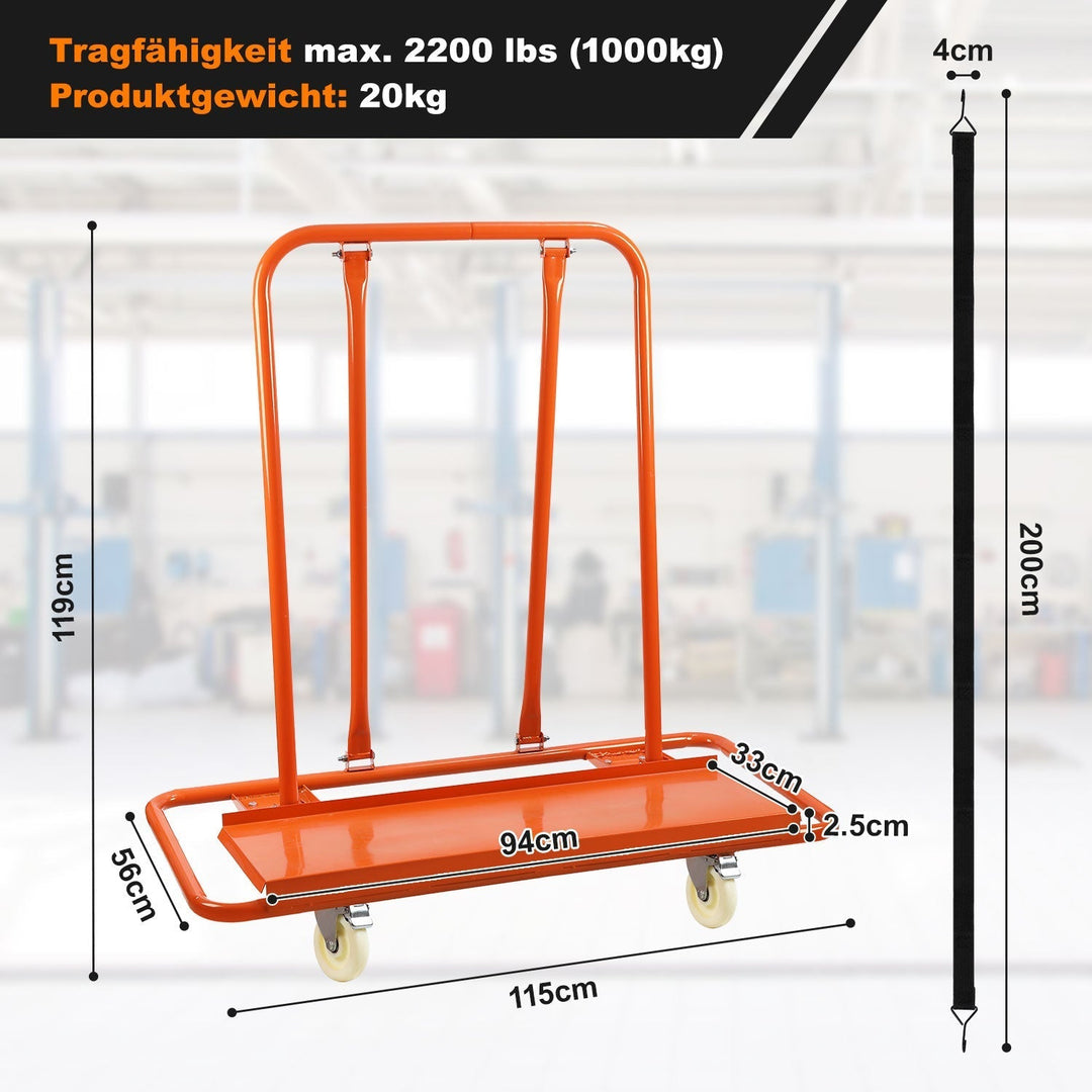 Flatbed cart Transport cart up to 1000kg | Kalsten