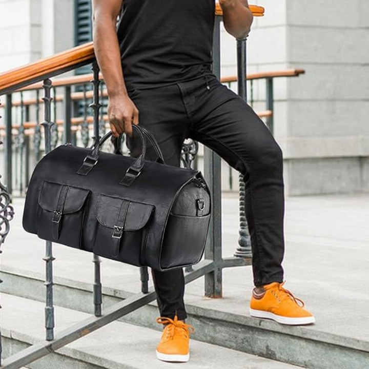 Travel Duffel Bag Leather Hand Luggage Kalsten