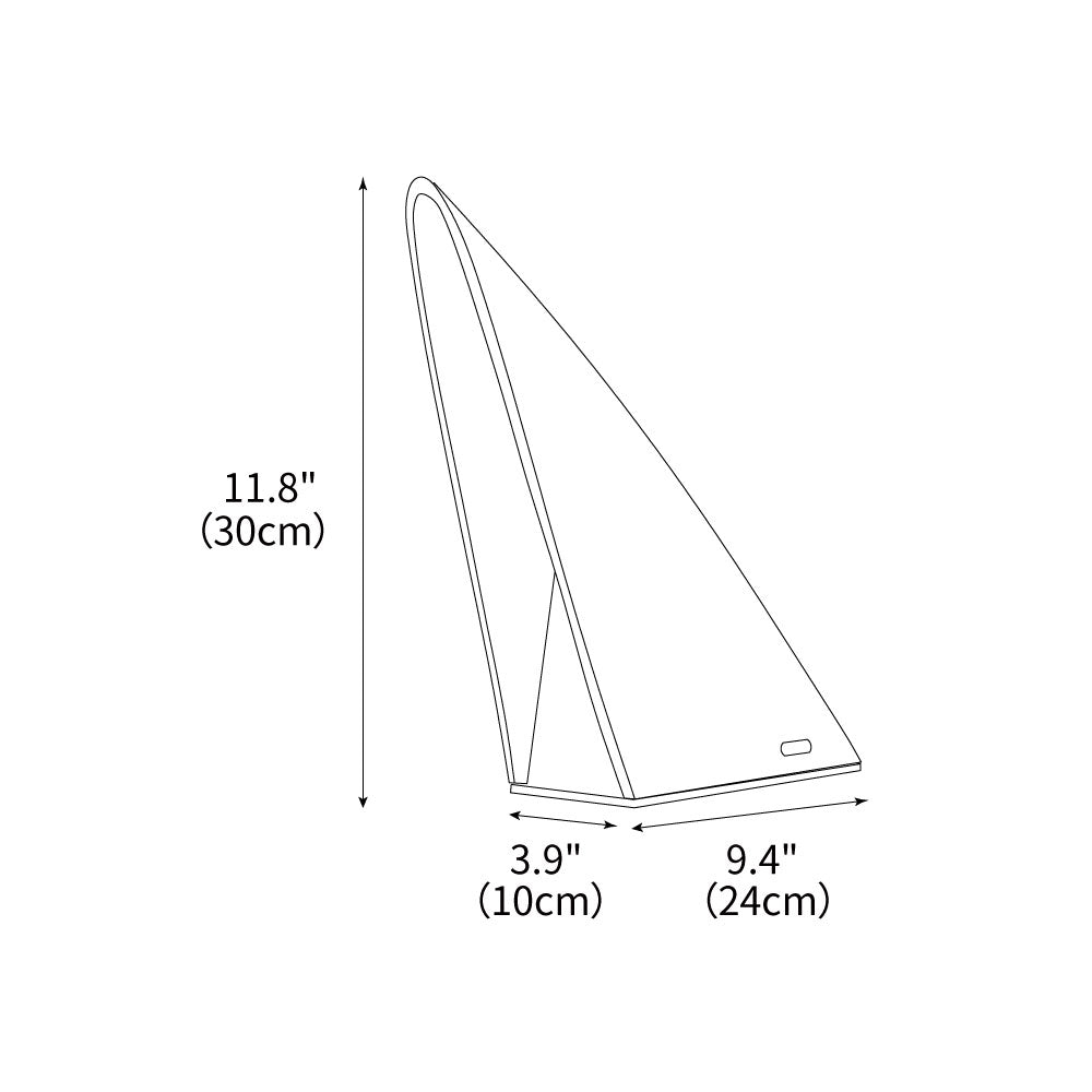 Triangular Table Lamp 9.4' | Kalsten