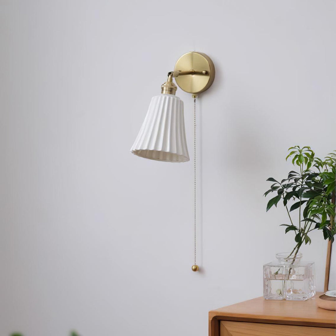 Trumpet Ceramic Wall Light | Kalsten