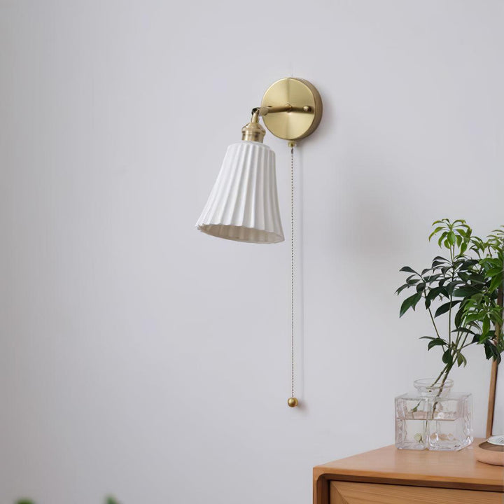 Trumpet Ceramic Wall Light | Kalsten