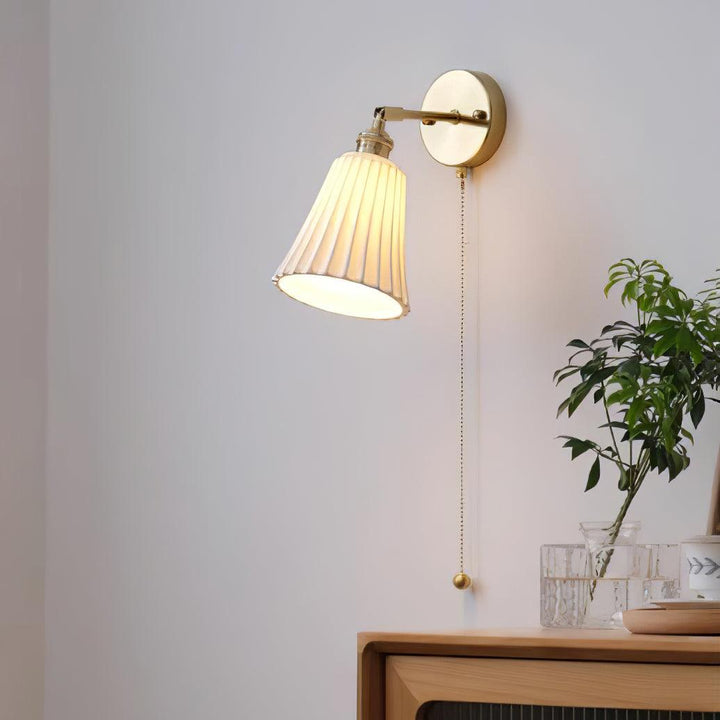 Trumpet Ceramic Wall Light | Kalsten