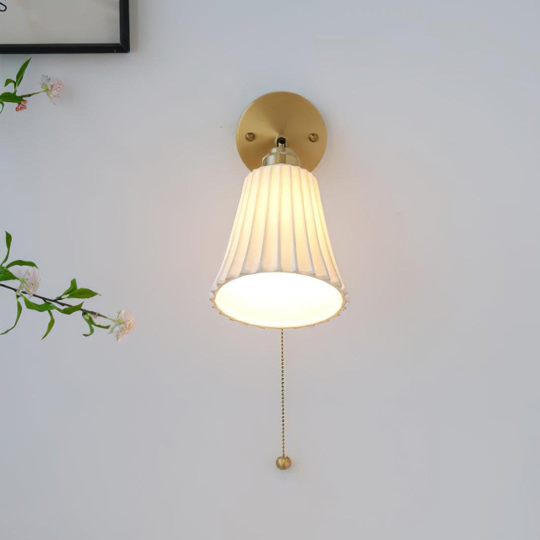 Trumpet Ceramic Wall Light | Kalsten