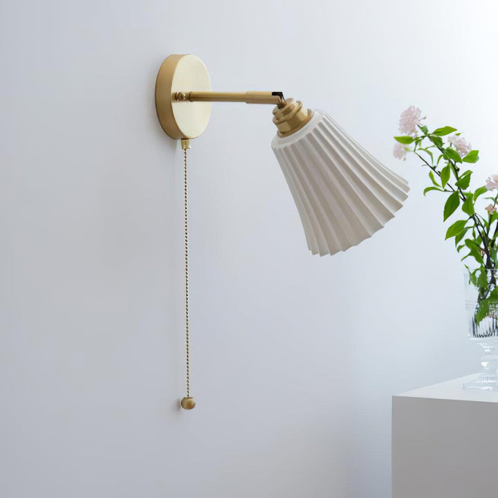 Trumpet Ceramic Wall Light | Kalsten