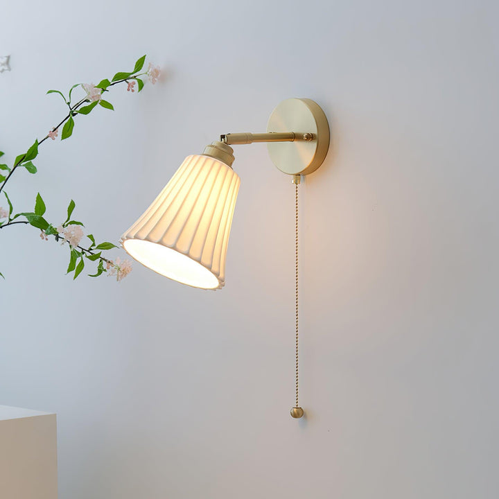 Trumpet Ceramic Wall Light | Kalsten
