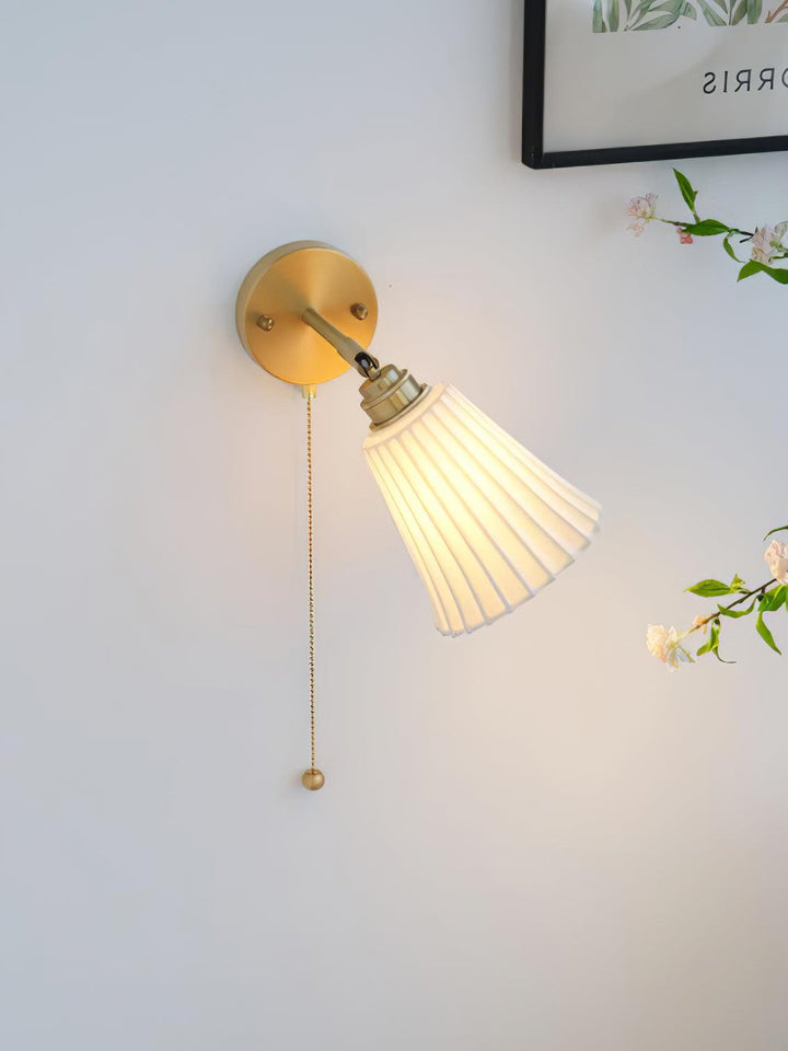Trumpet Ceramic Wall Light | Kalsten