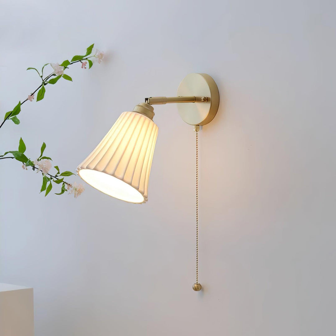 Trumpet Ceramic Wall Light | Kalsten