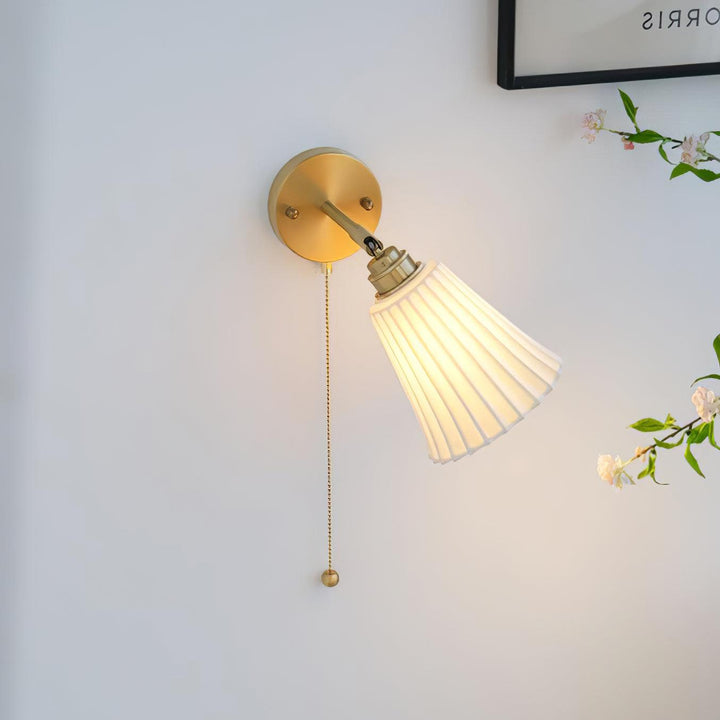 Trumpet Ceramic Wall Light | Kalsten