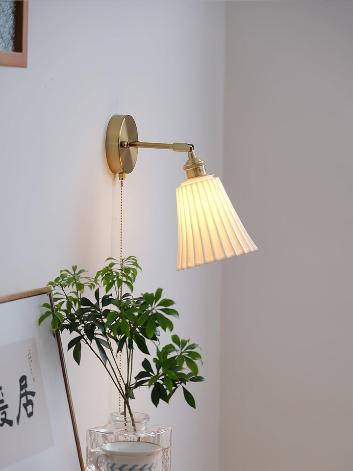 Trumpet Ceramic Wall Light | Kalsten