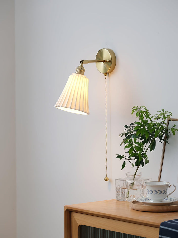 Trumpet Ceramic Wall Light | Kalsten