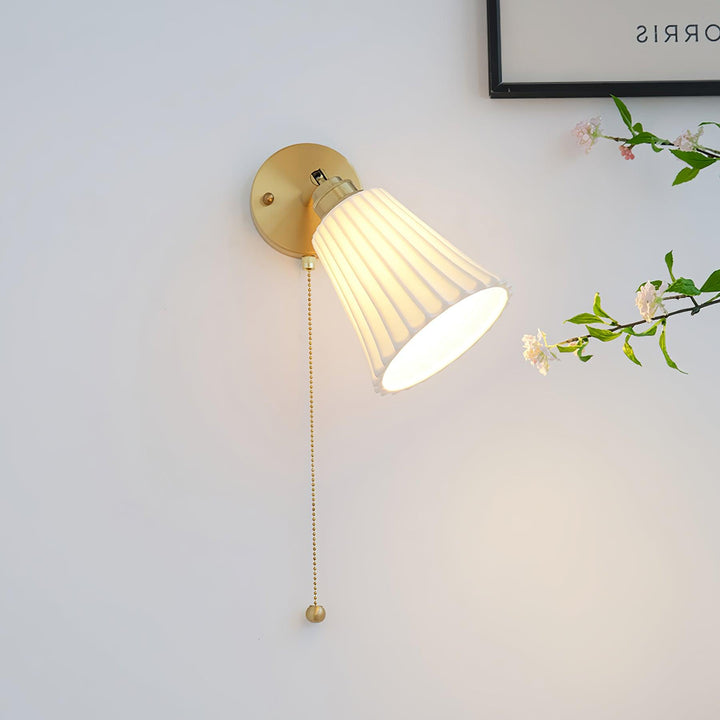 Trumpet Ceramic Wall Light | Kalsten