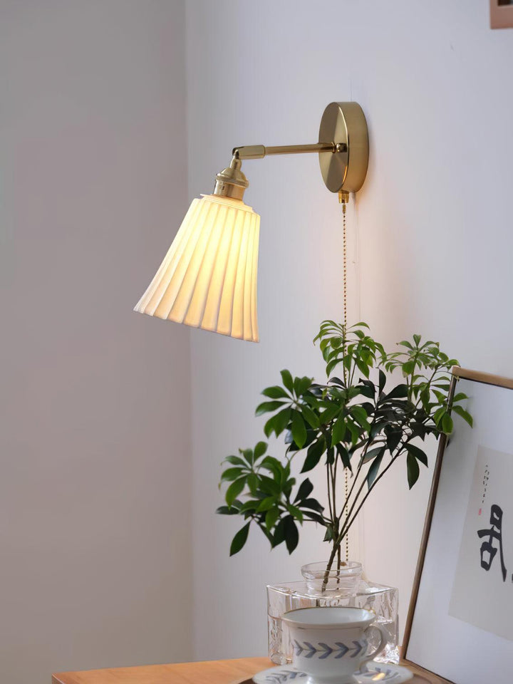 Trumpet Ceramic Wall Light | Kalsten