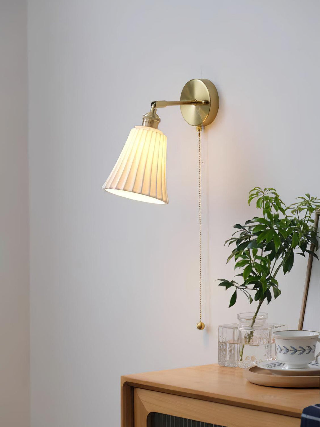 Trumpet Ceramic Wall Light | Kalsten