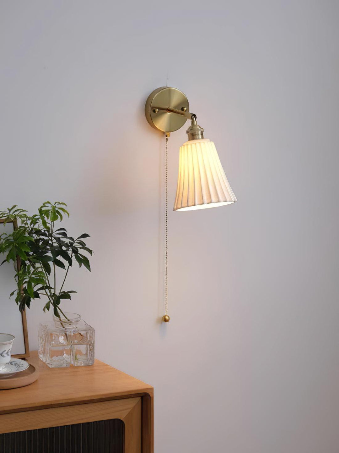 Trumpet Ceramic Wall Light | Kalsten
