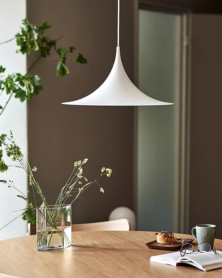 Pendant Light Aluminum Dome 11.8 in Adjustable Dining Room Kitchen Island Hanging Ceiling Lamp Minimal Modern Lighting Fixture | Kalsten