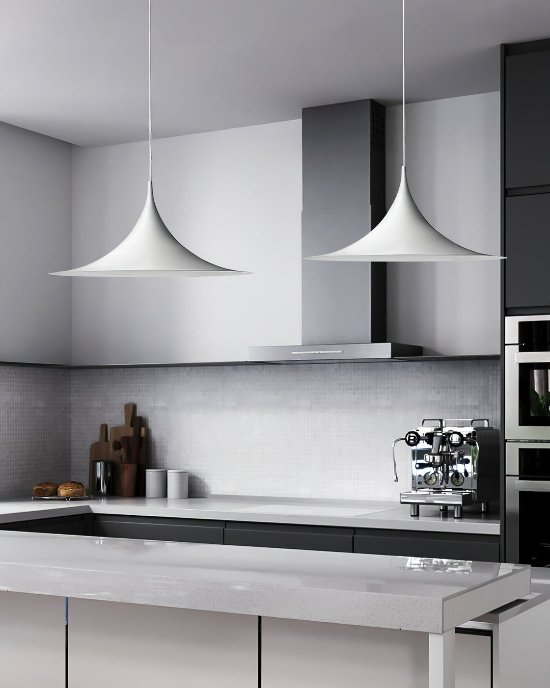 Pendant Light Aluminum Dome 11.8 in Adjustable Dining Room Kitchen Island Hanging Ceiling Lamp Minimal Modern Lighting Fixture | Kalsten