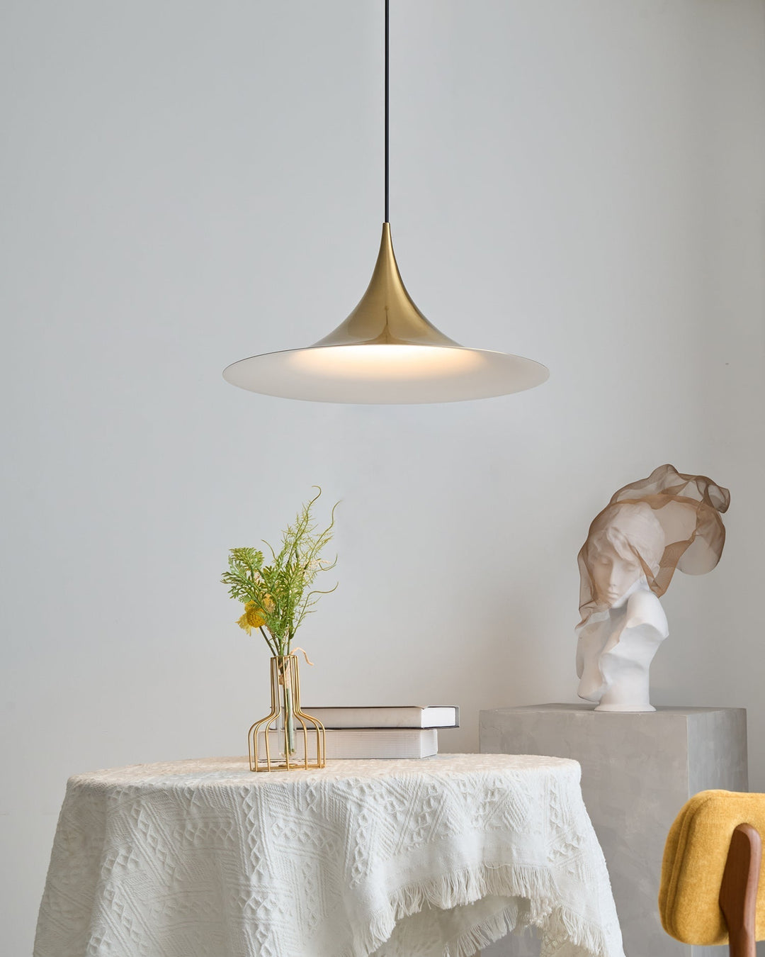 Pendant Light Aluminum Dome 11.8 in Adjustable Dining Room Kitchen Island Hanging Ceiling Lamp Minimal Modern Lighting Fixture | Kalsten