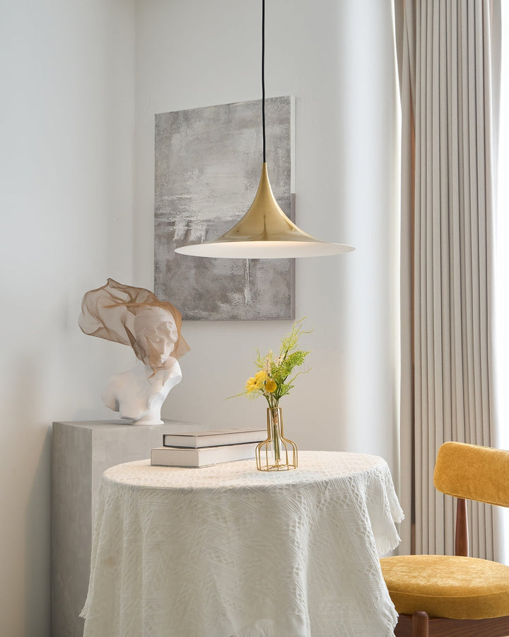 Pendant Light Aluminum Dome 11.8 in Adjustable Dining Room Kitchen Island Hanging Ceiling Lamp Minimal Modern Lighting Fixture | Kalsten