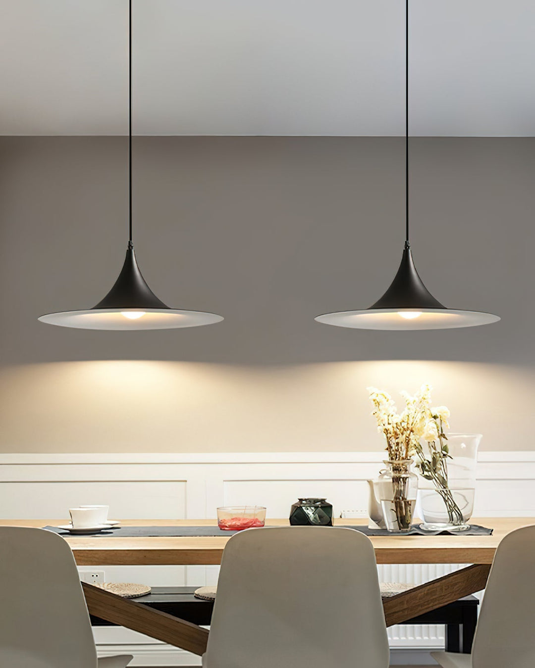 Pendant Light Aluminum Dome 11.8 in Adjustable Dining Room Kitchen Island Hanging Ceiling Lamp Minimal Modern Lighting Fixture | Kalsten