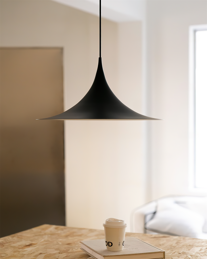 Pendant Light Aluminum Dome 11.8 in Adjustable Dining Room Kitchen Island Hanging Ceiling Lamp Minimal Modern Lighting Fixture | Kalsten
