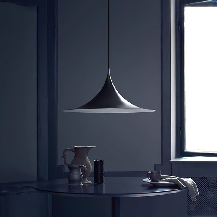 Pendant Light Aluminum Dome 11.8 in Adjustable Dining Room Kitchen Island Hanging Ceiling Lamp Minimal Modern Lighting Fixture | Kalsten