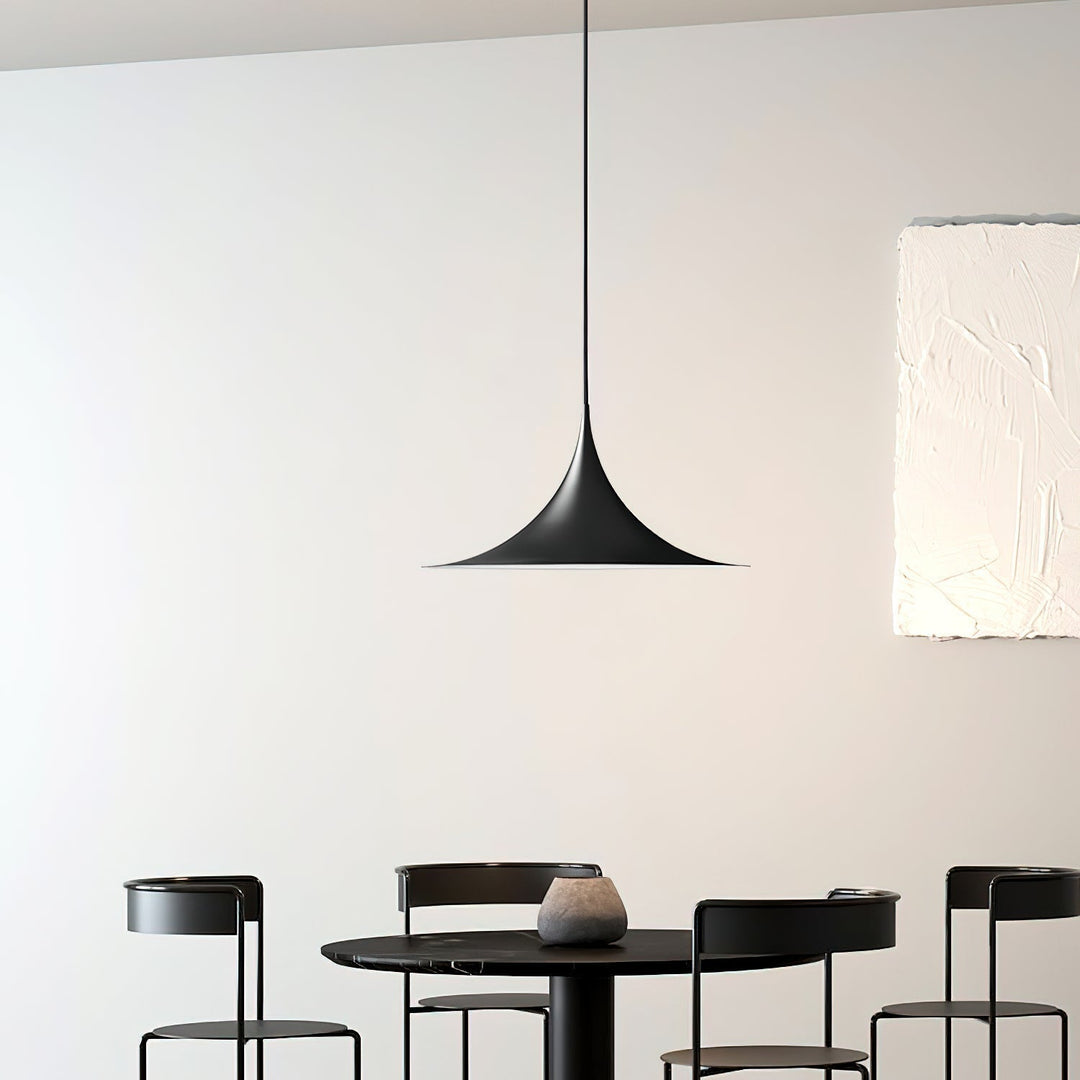 Pendant Light Aluminum Dome 11.8 in Adjustable Dining Room Kitchen Island Hanging Ceiling Lamp Minimal Modern Lighting Fixture | Kalsten
