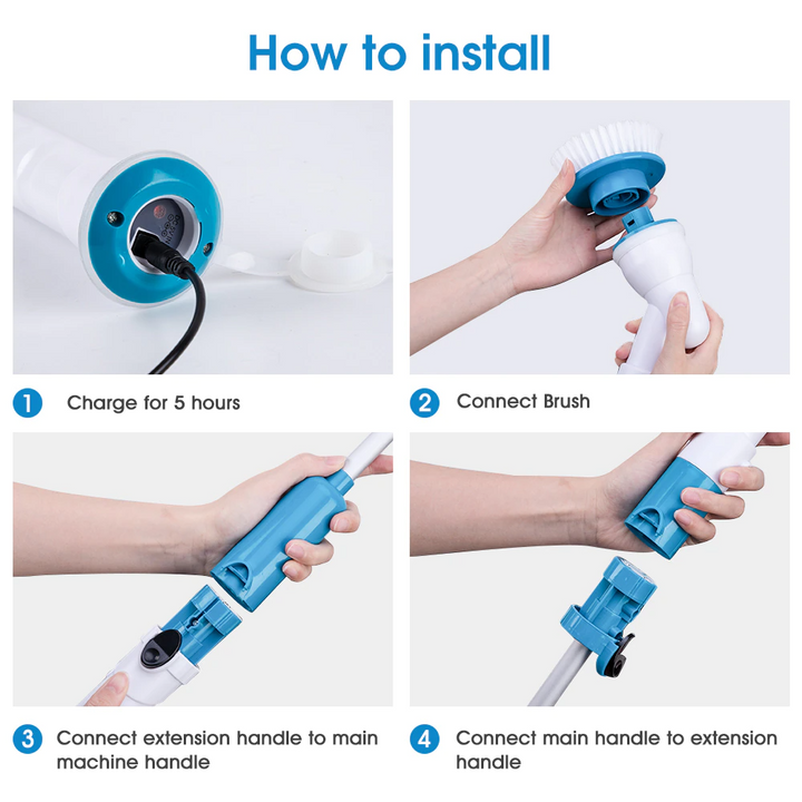Turbo Scrub® Cordless Cleaning Brush | Kalsten