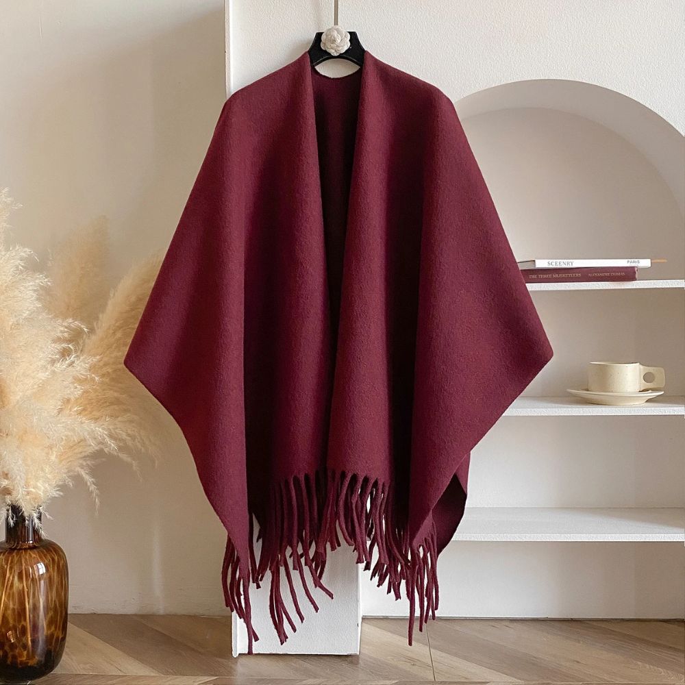 Kalsten | Twilight Chill Acrylic Poncho Shawl