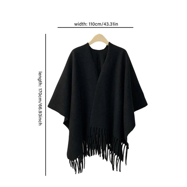 Kalsten | Twilight Chill Acrylic Poncho Shawl