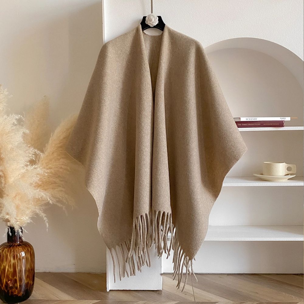 Kalsten | Twilight Chill Acrylic Poncho Shawl